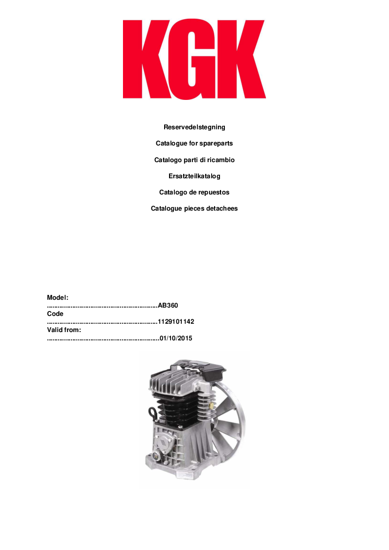 

Reservedelstegning blok (Gl. vers. AB360)

