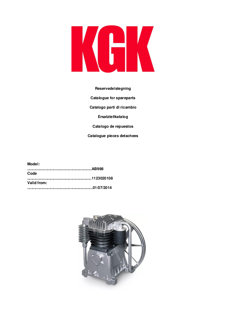 

Reservedelstegning Blok AB998 (Gl. vers)

