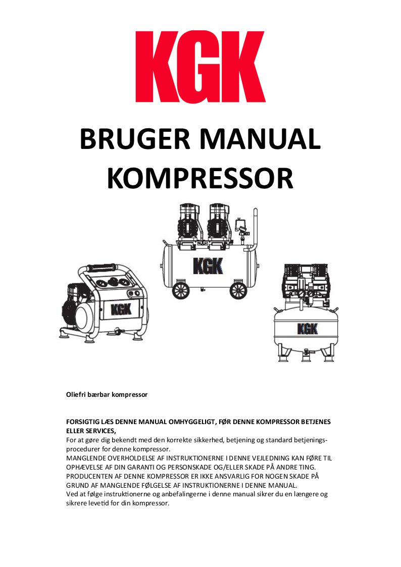 

Brugsanvisning

