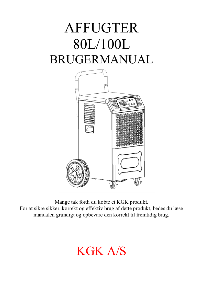 

Brugsanvisning

