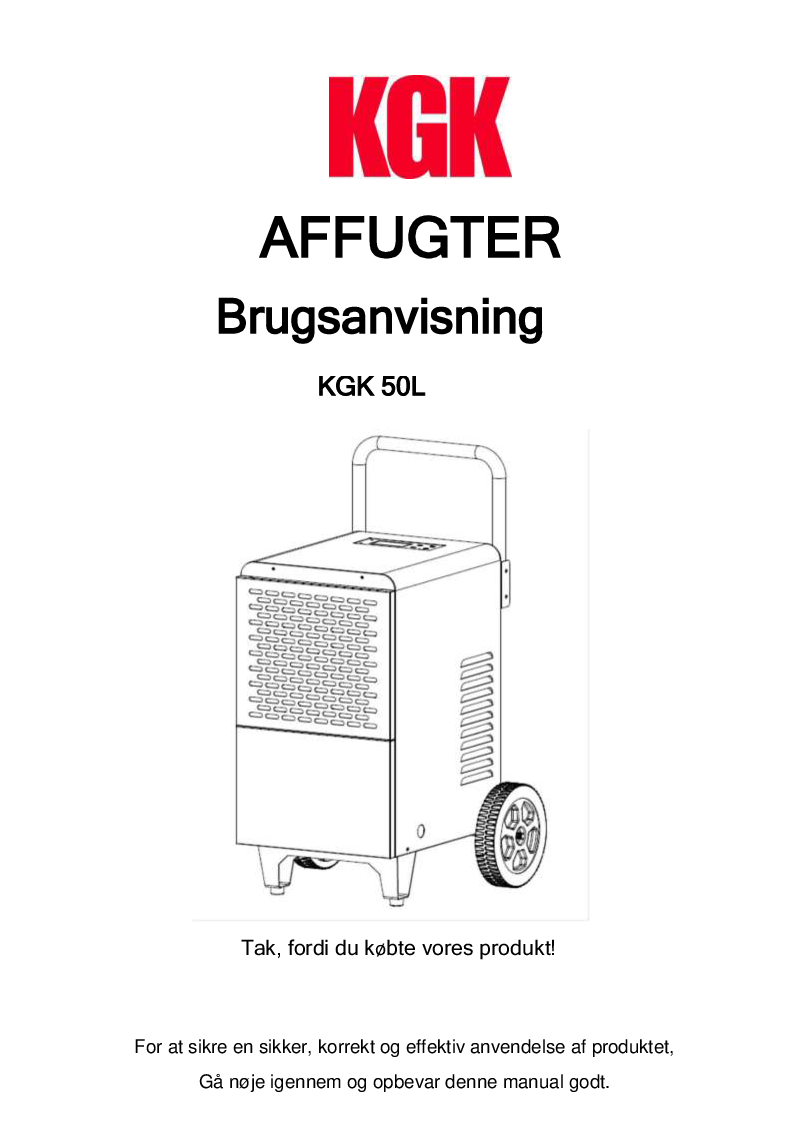 

Brugsanvisning (udgået)

