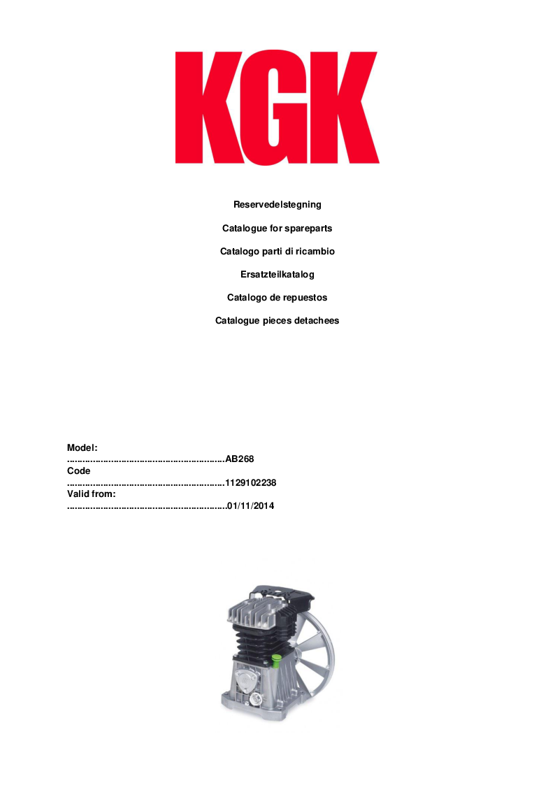 

Reservedelstegning blok FIAC

