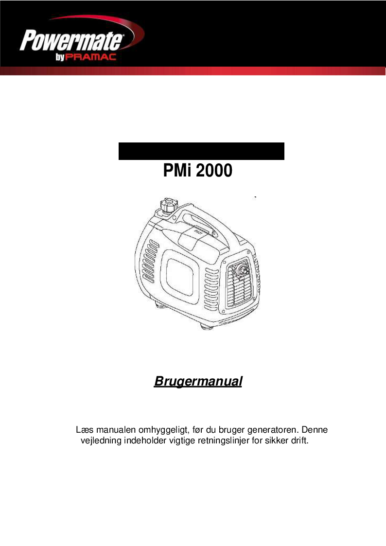 

Brugermanual PMI2000 (Gl. model)

