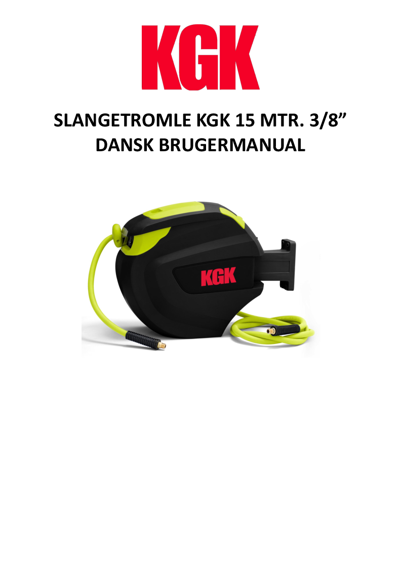 

Brugsanvisning

