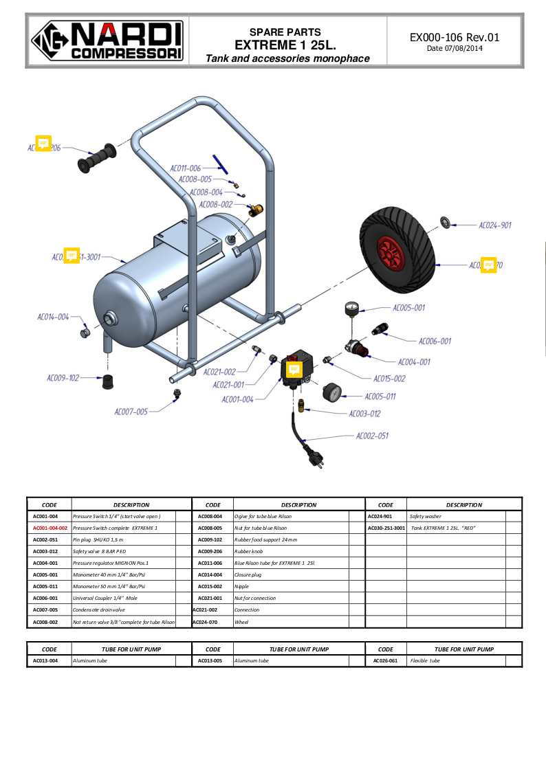 

Reservedelstegning   Tank

